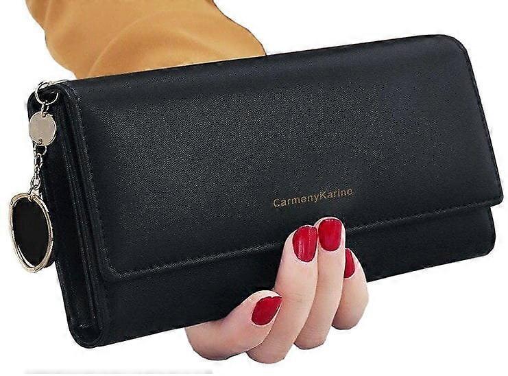 Women's wallet, E38 - B, delicate patterns and multi - compartment design