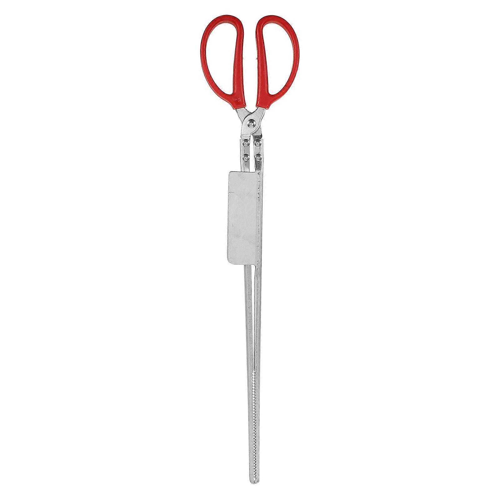 Versatile Sea Crab Clip with Ergonomic Handle for Kitchen Use Stainless Steel and Plastic 7.8 Inches