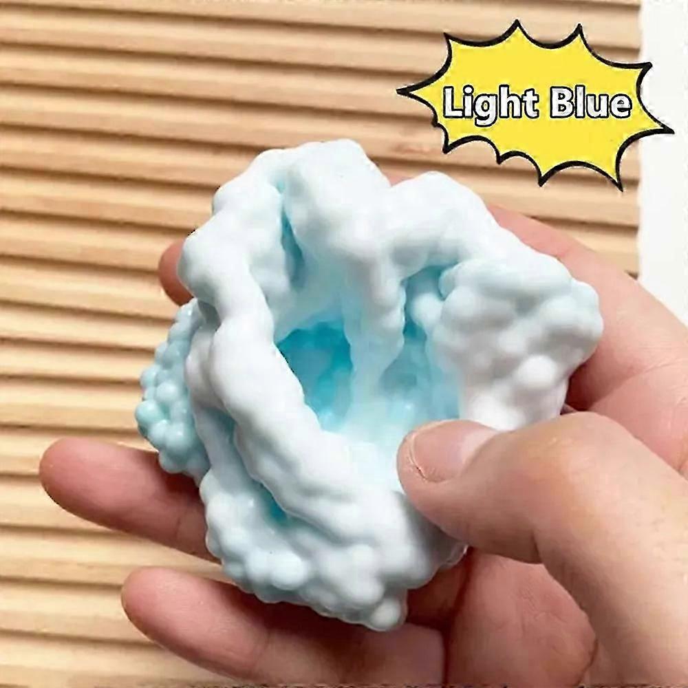 グレープストレスボールスクイーズおもちゃ、成形可能な真空ビーズ付き