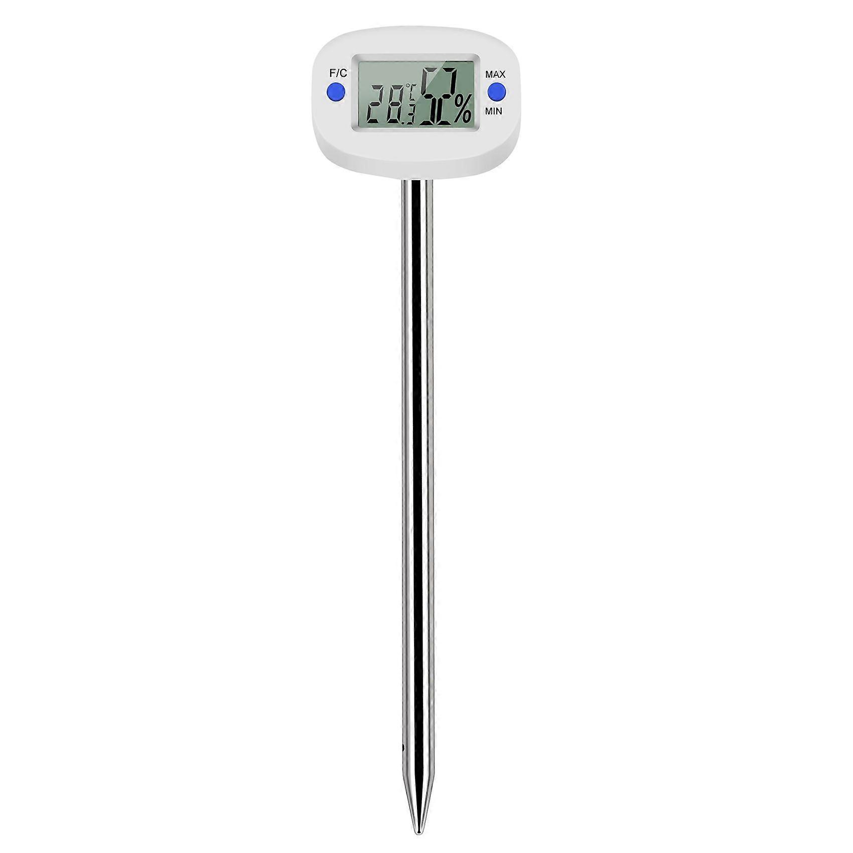 TA290 Digital Soil Hygrometer Moisture Meter Temperature Humidity Tester with Probe for Gardening F