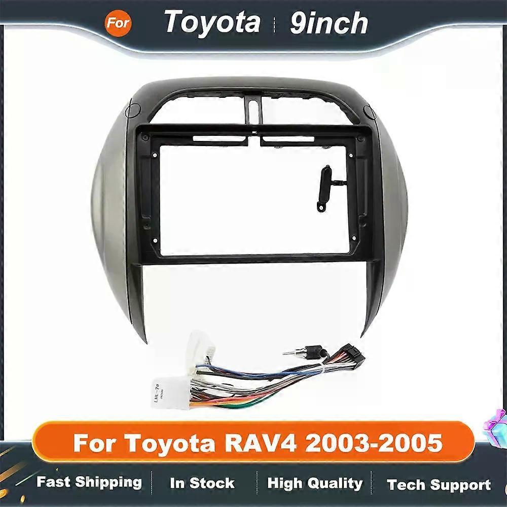 9 Inch Car Radio Fascia Adapter For Toyota RAV4 2003-2005 Android Radio Dash Fitting Panel Kit