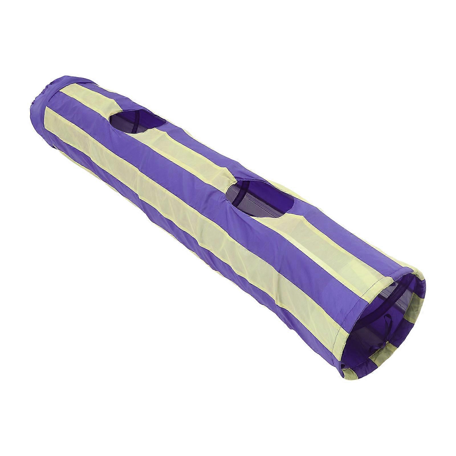 Funny Cat Tunnel Pet Foldable Tunnel Toy Three Holes for Playing