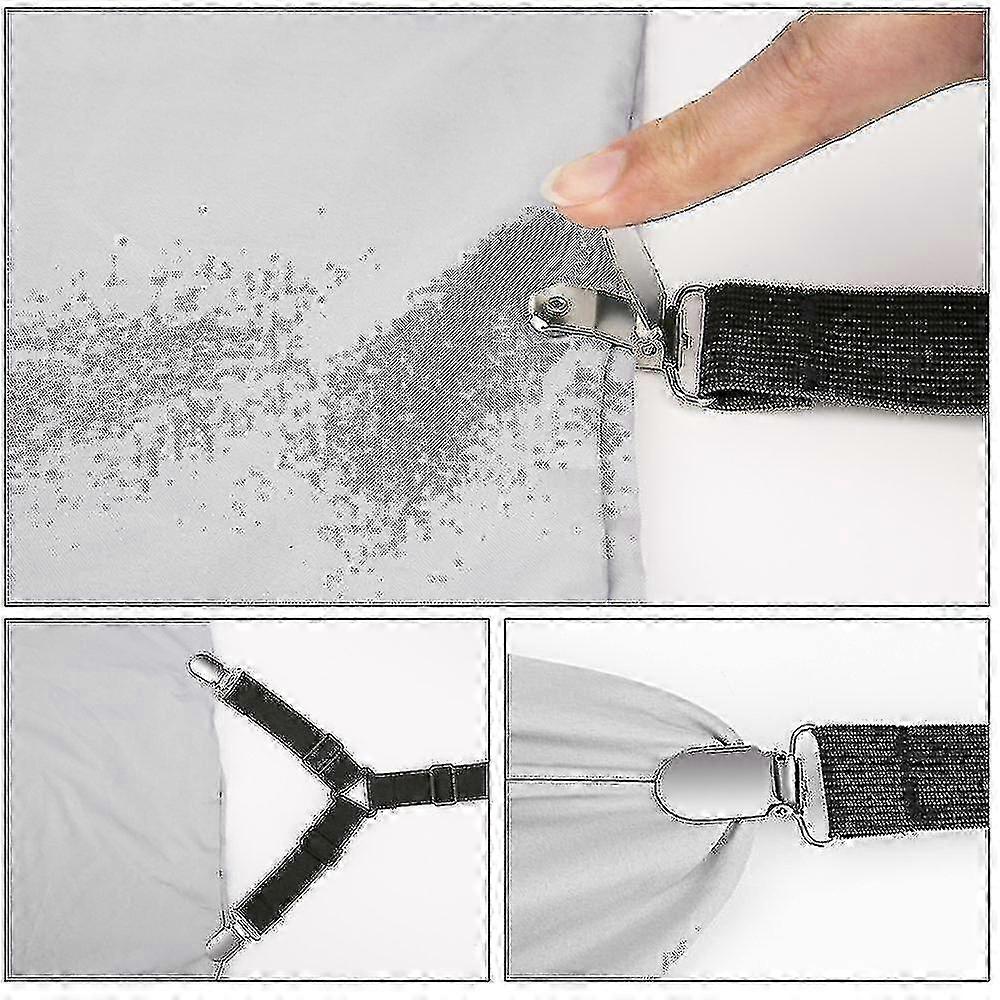 Sheet Fastener Adjustable Heavy Duty Sheet Clip (Black)