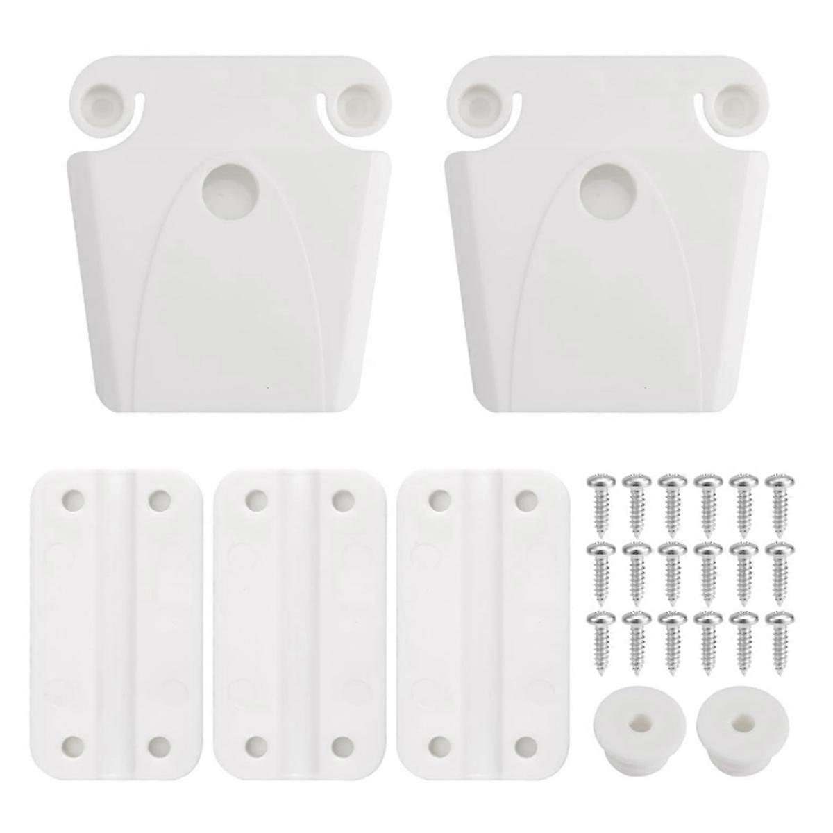 Cooler Hinge and Latch and Screws Kit, 3 Cooler Hinges 2 Latches 2 Cooler Posts Replacement Parts & 18 Screws for