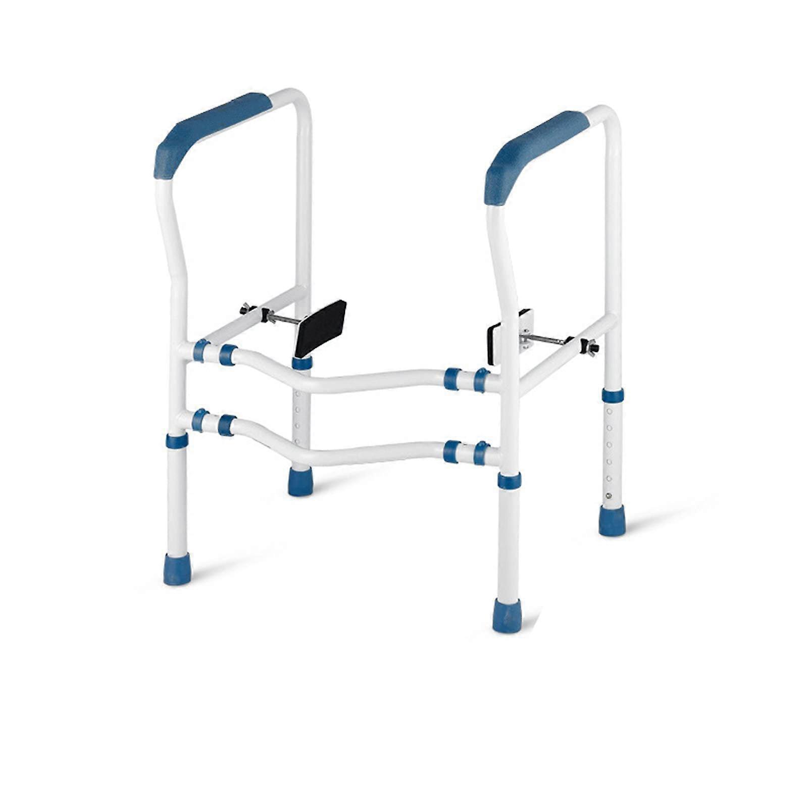 Toilet Frame - Adjustable Safety Rails With Handles For Elderly - Heavy-Duty Handicap Toilet Support