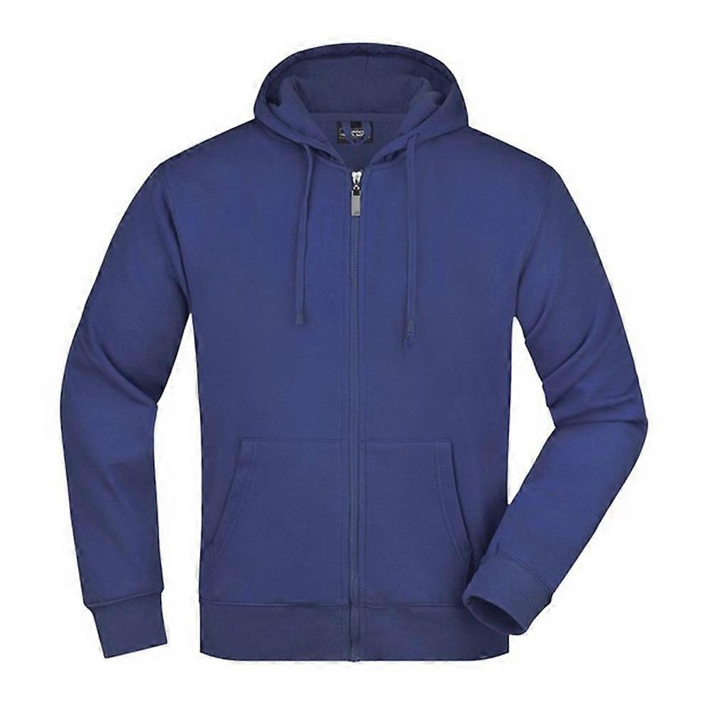 James and Nicholson Herren Kapuzenpullover mit durchgehendem Reißverschluss