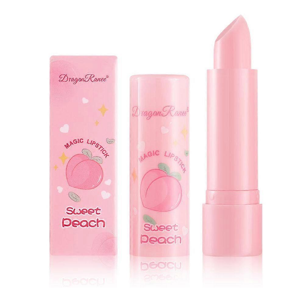 Peach Color Changing Lip Balm Moisturizing and Nourishing for Dry Lips 3.5g