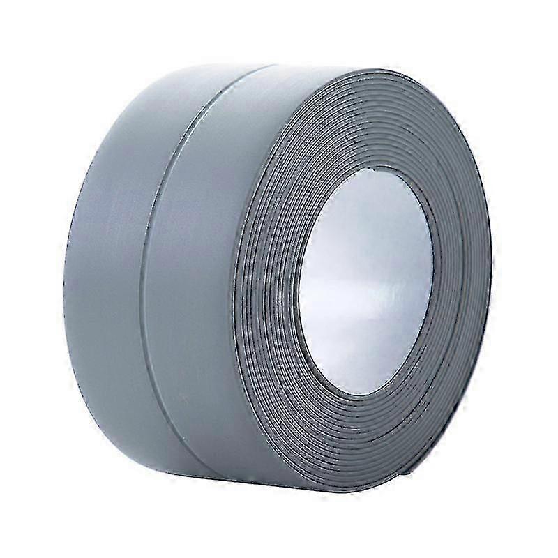 Cinta impermeable gris de 3,2 m, cocina o baño, cinta impermeable autoadhesiva