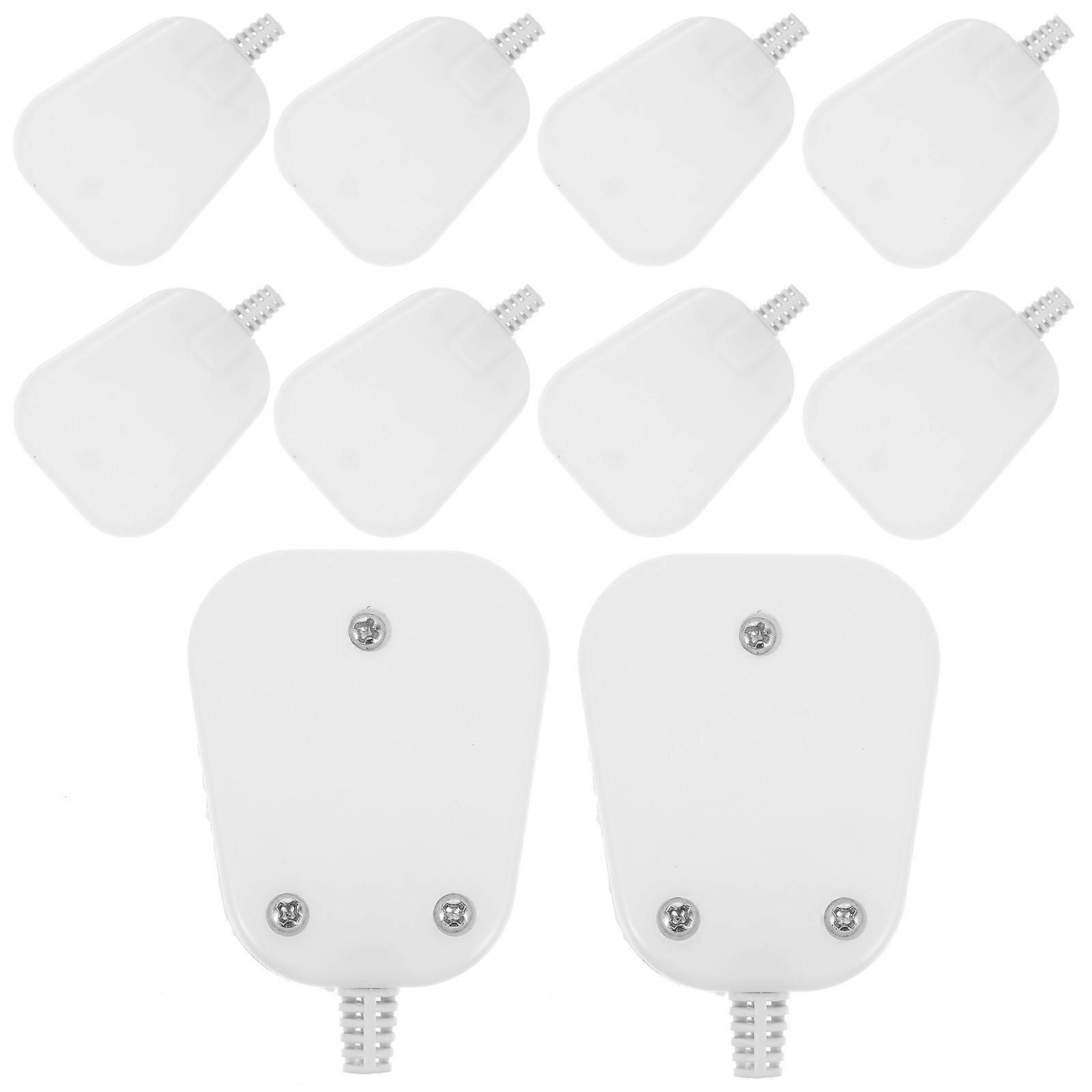 10Pcs Double Control Wire Joint Electrical Junction Box for Storage