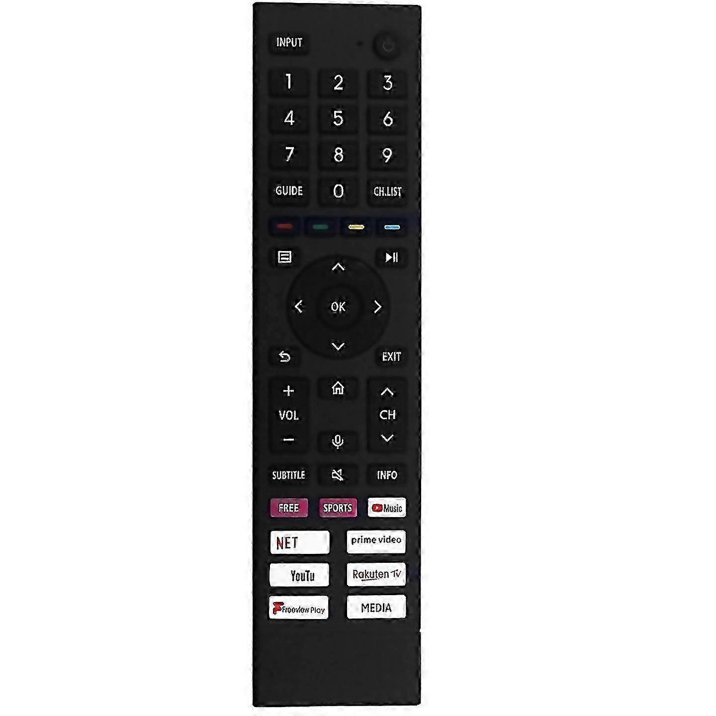2025 For Erf3a80 Remote For 4k Android Uhd Smart