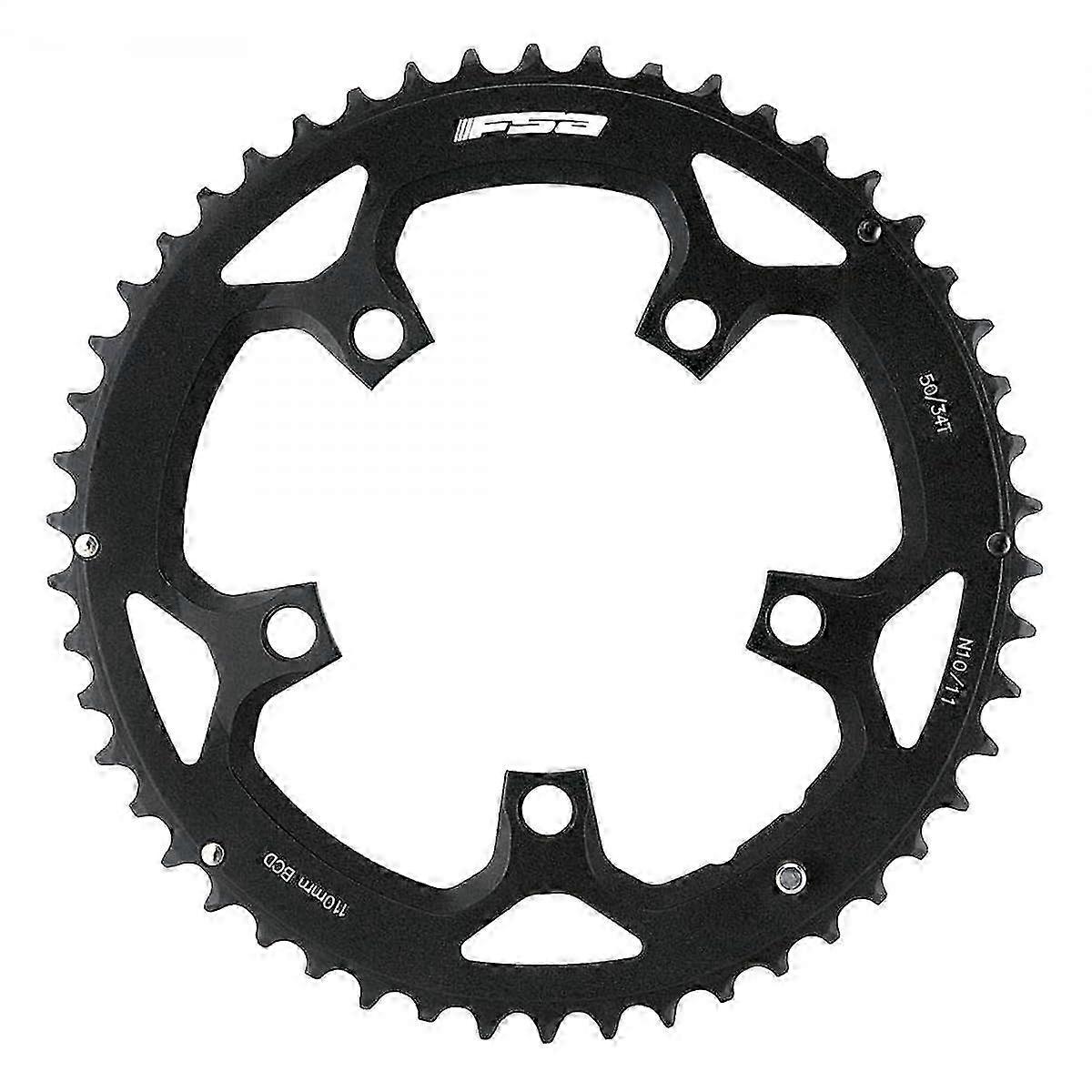 2025 Pro Road Chainring, 110x50t, Black