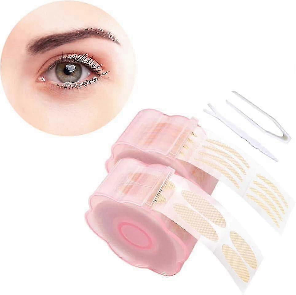 Eyelid Lifter Strips Pack 1200 Instant Invisible Waterproof Double Eyelid Tape for Hooded Droopy Uneven Eyes