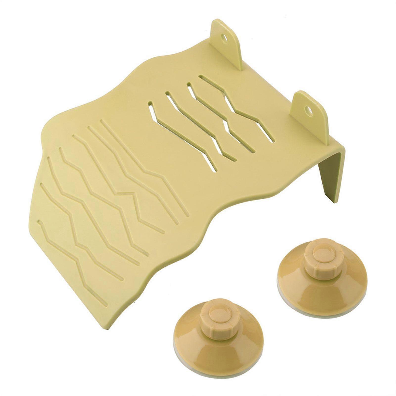 Plastic Turtle Basking Platform Aquarium Fish Tank Climbing Floating Island(Yellow, L)