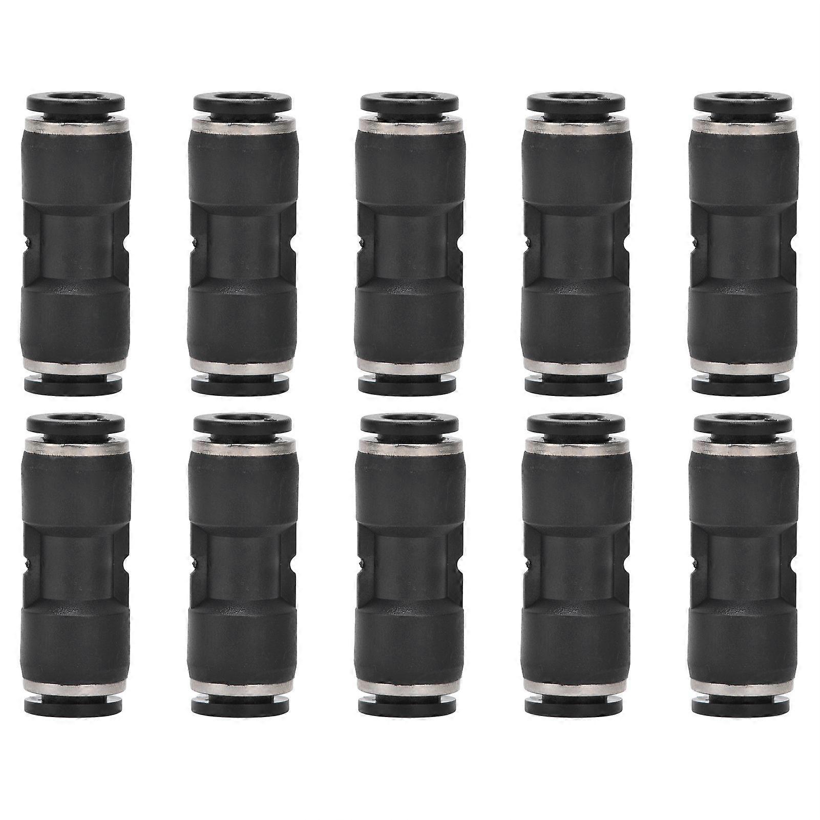 10Pcs Pneumatic Connectors Straight Push Pipe Fittings Air Compressor Accessories6mm