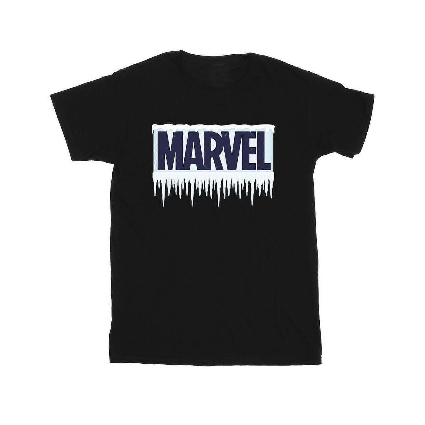Marvel Herren Eiszapfen-Logo T-Shirt