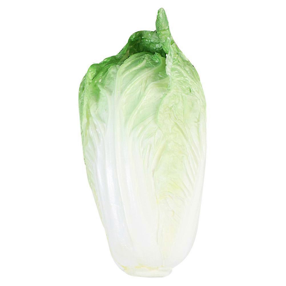 Faux Vegetables Artificial Vegetable Model for Restaurant Decoration Green Pu Material 1Pack