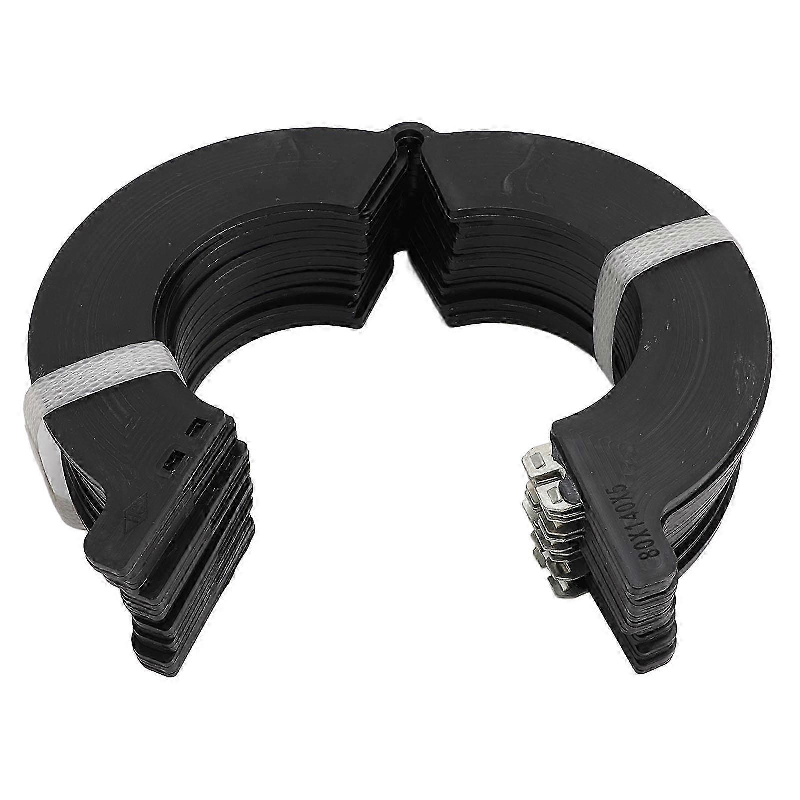 10Pcs 80mm Bucket Pin Shim Kit for Bobcat 337 341 435 X335 X337 X341 - Extend Greasing Intervals, Dust Proof, Engineering Plastic Replacement