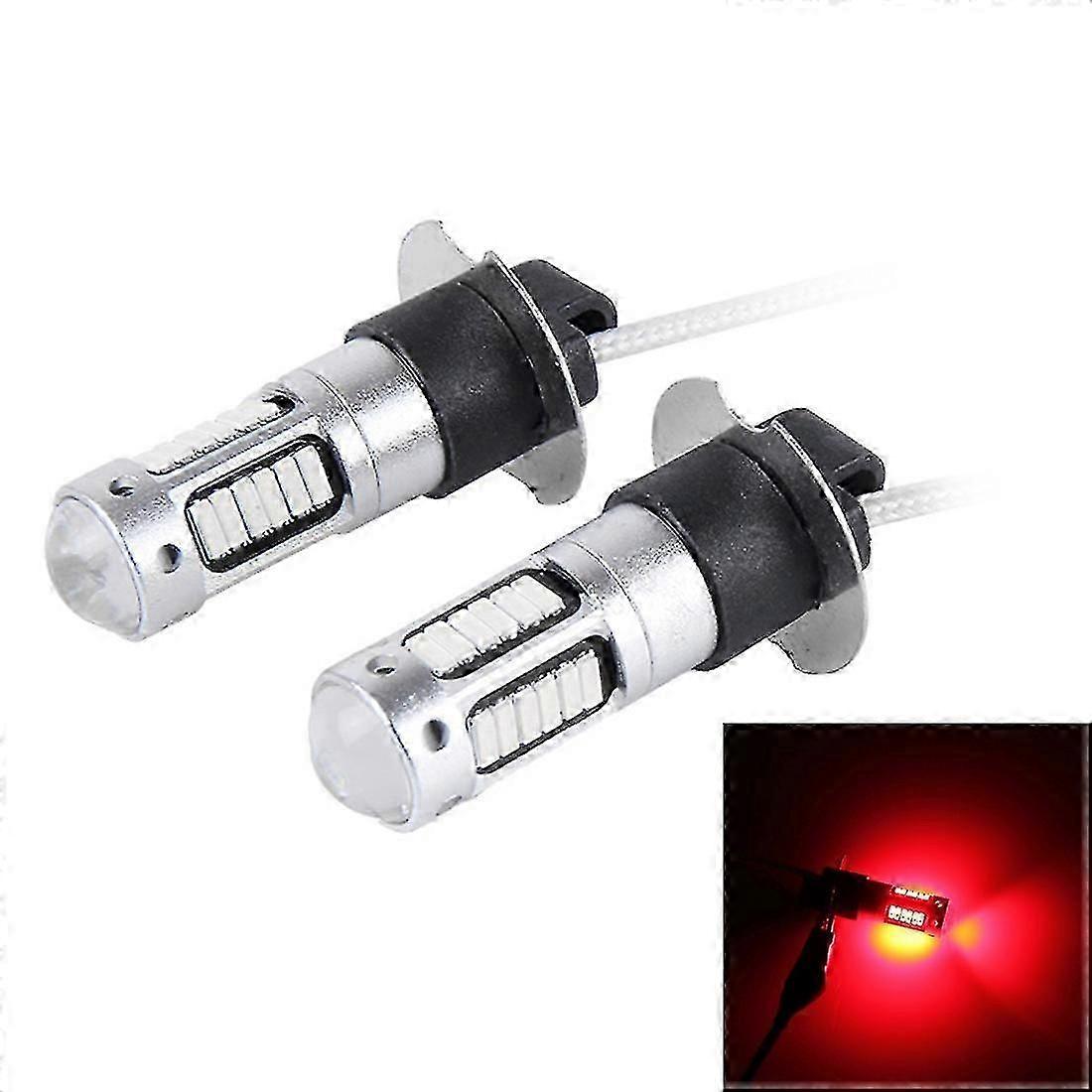 2 Pcs H3 10W 30 SMD-4014 LED Car Fog Lights DC 12V For Automotive Lighting Upgrade
