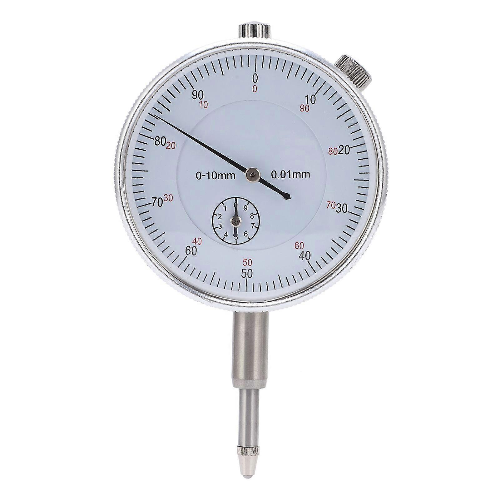 Mechanical Dial Test Indicator High Accuracy Pointer Type Dial Gauge for Instrument Measurement 0-10mm