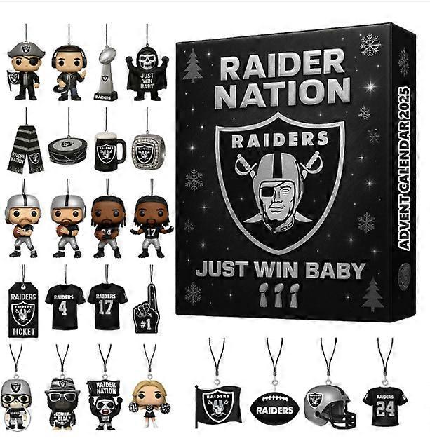 Las Vegas Raiders Advent Blind Box Weihnachtsbaumschmuck Acryl Anhänger