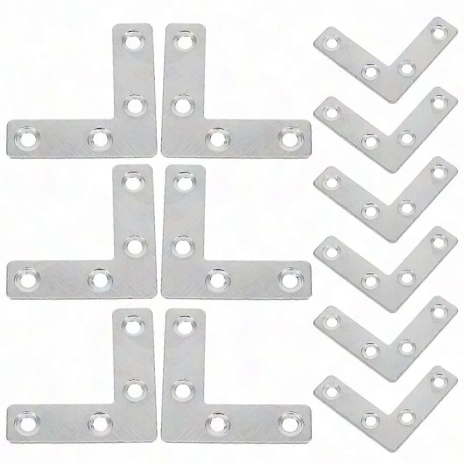 Heavy Duty L Bracket for Cabinet Stability, 36-Piece Set, Bed Flat Bracket