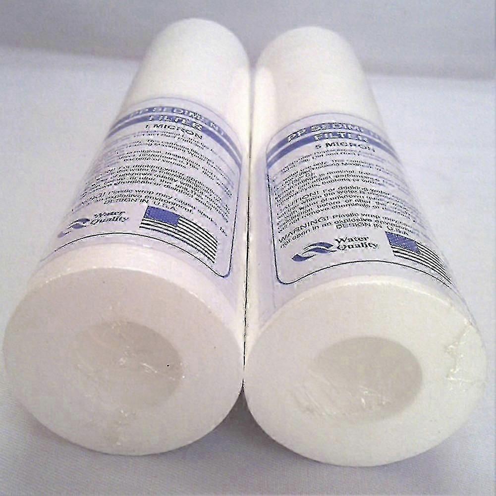 10pcs 10 tommer 1/5 Mikron bomuld sediment filter patron til vandrenser