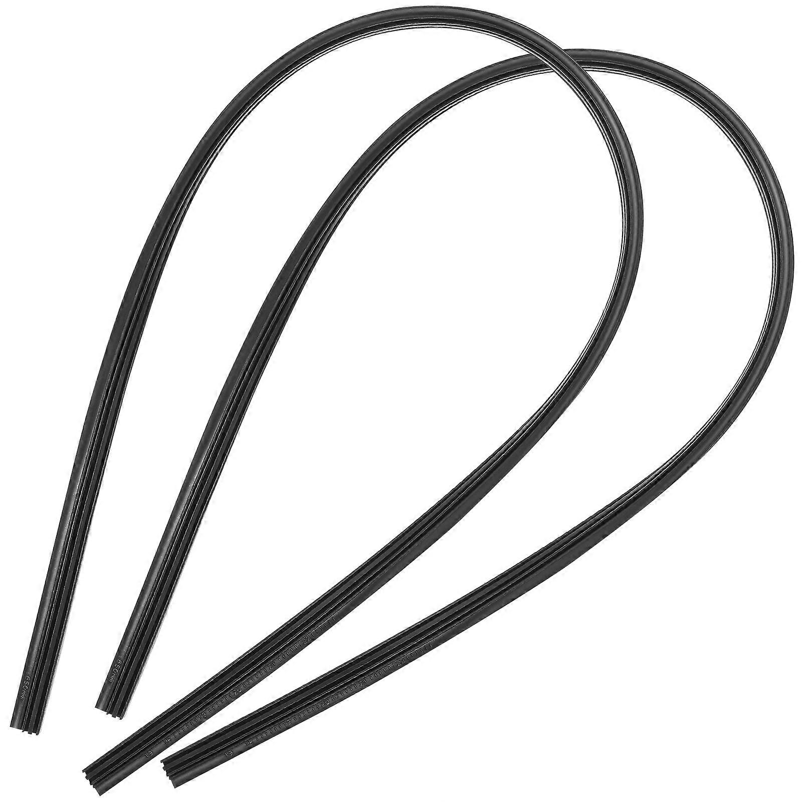 Wiper Rubber Stripe for 2Pcs Black Durable Rubber Strips