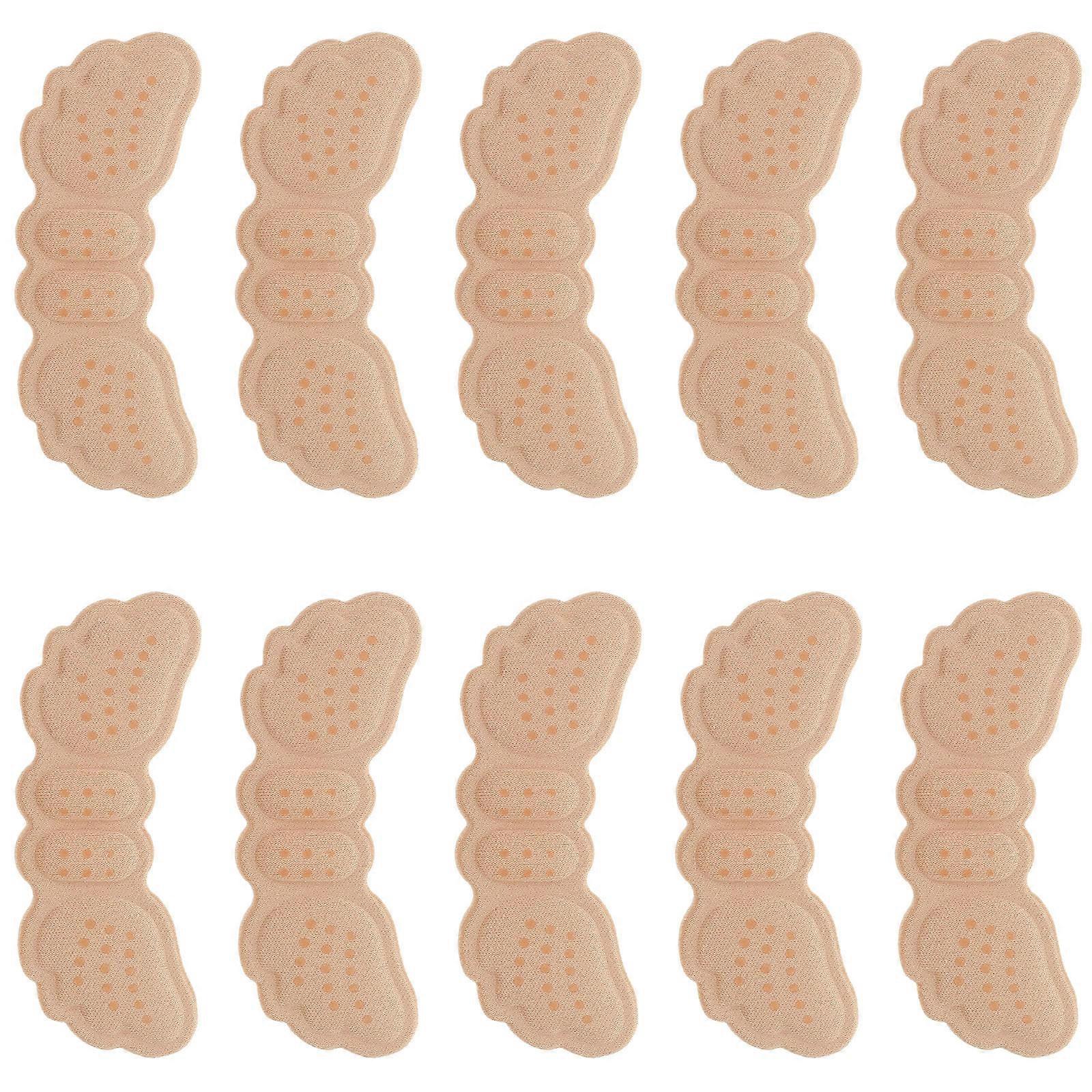 Wear-Resistant Sponge Heel Pads for Shoes 5Pairs Adhesive Liners