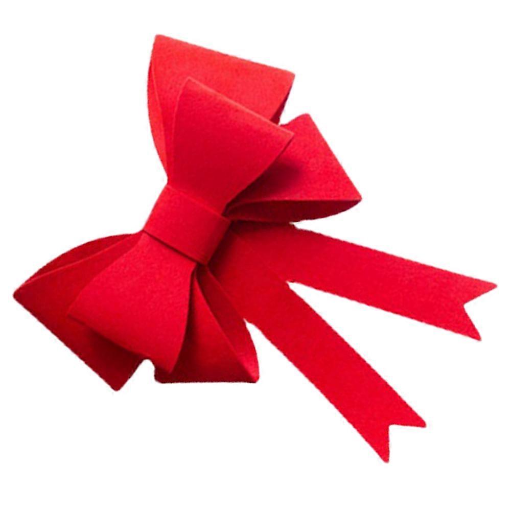 Creative Large Bow Tie Knot 4Pcs Ideal For Wedding Party Birthday Festive Occasions Durable Felt Material