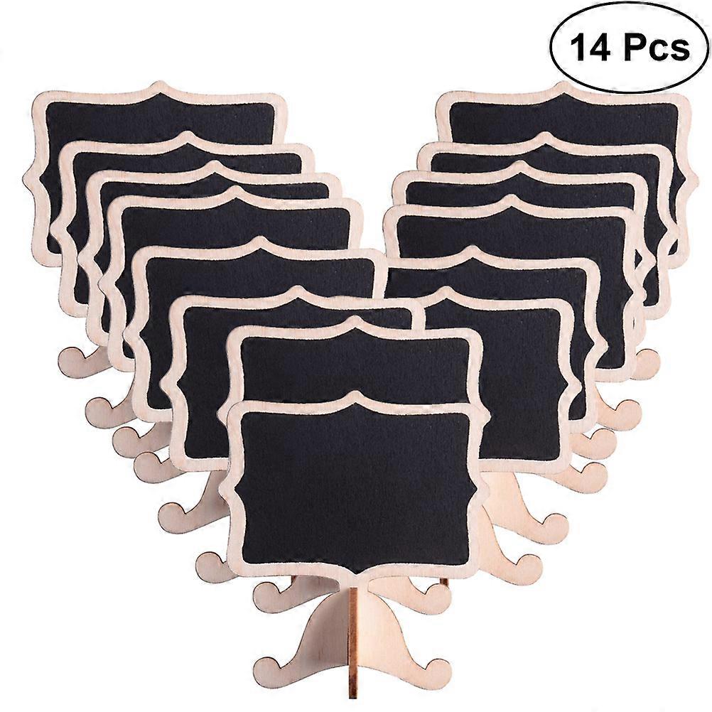 Mini Chalkboard Signs for Leaving Message 42Pcs with Stand for Wedding