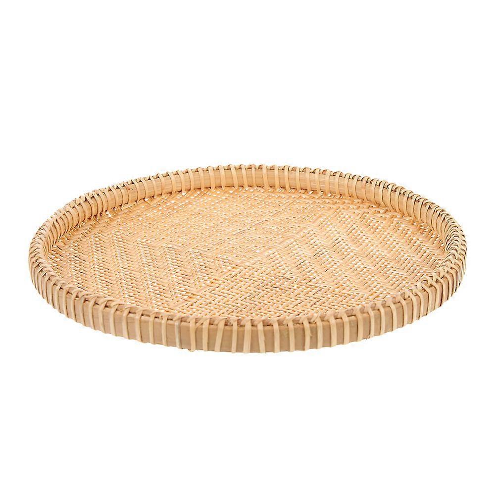 Bamboo Draining Basket for Storage 2Pcs Kitchen Vegetables Drying Container