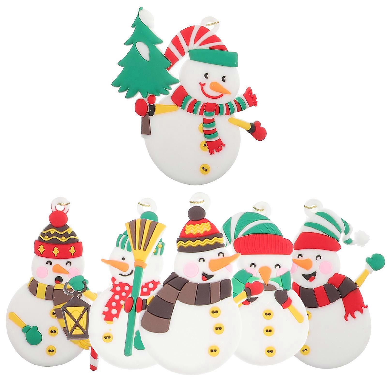 Snowman Ornaments Christmas Hanging Ornament for 18Pcs Xmas Tree Decoration