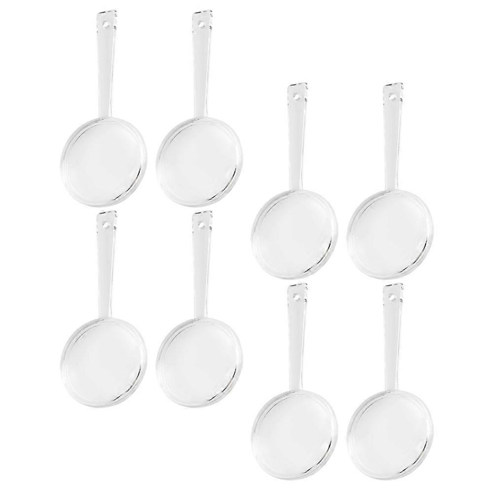 Reading Magnifier For Kids Transparent 9X4.2Cm Perfect For Educational Use Nature Observation 24Pcs