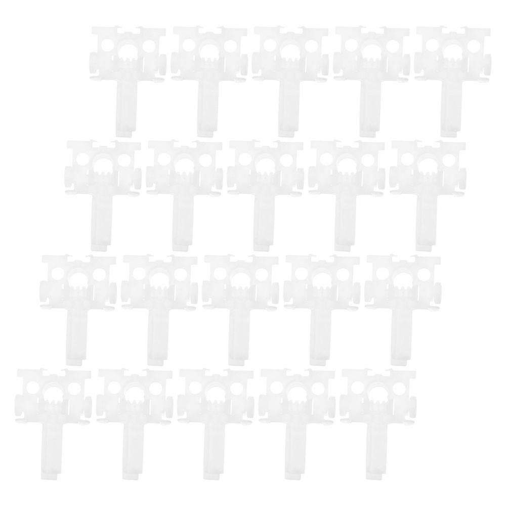Replacement Blinds Vertical Blind Wand Control White Plastic 100Pcs for Home
