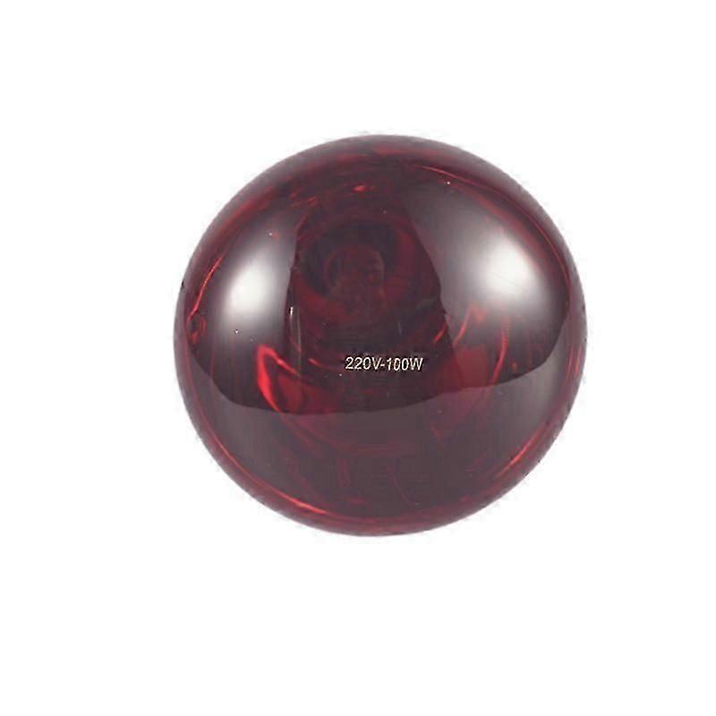 Infrared Bulb 100W Red Heat Lamp Bulb for Heating Use Pets Brooder Bearded
