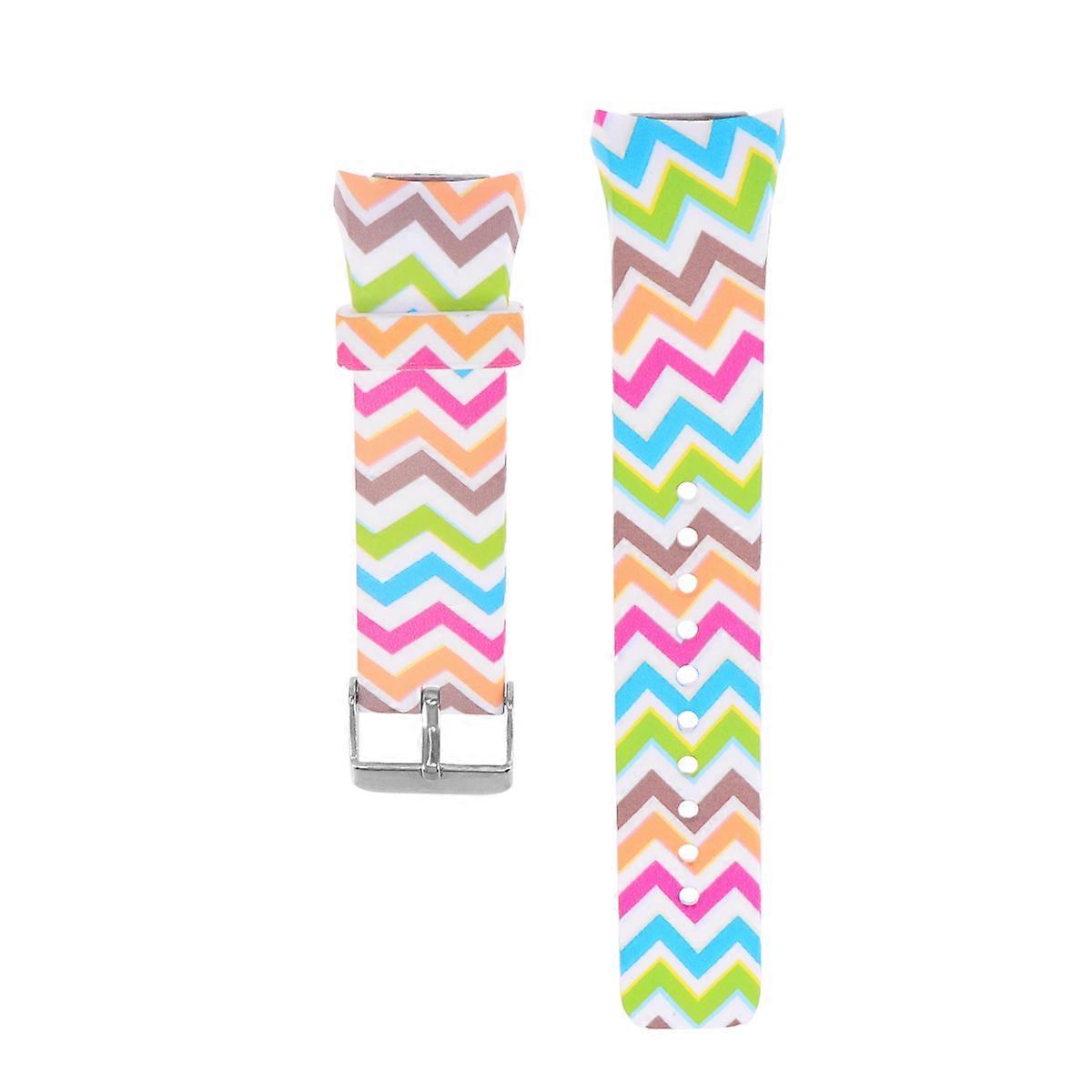 Replacement Strap for Smartwatch with Durable Silicone Material Colorful