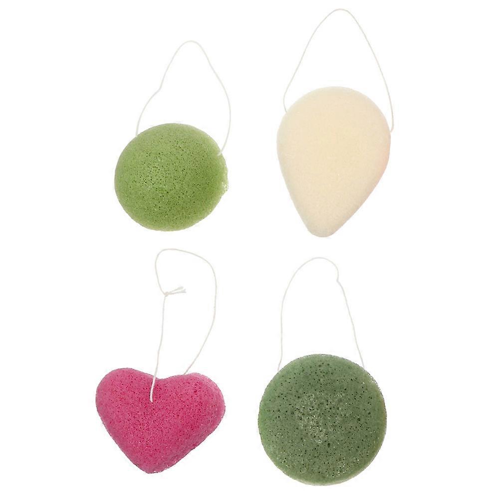 Face Makeup Sponge Exfoliating Sponge for Makeup 12Pcs Random Colors