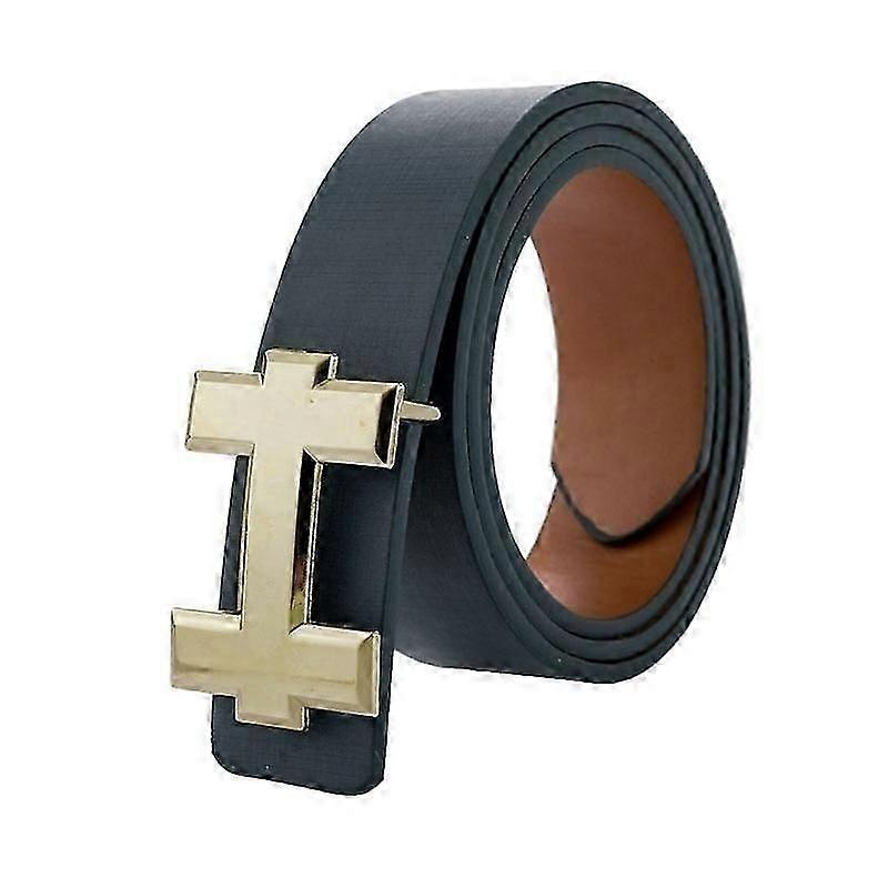 Design övek alkalmi bőrszíj Unisex divatövhöz Híres márka H csat