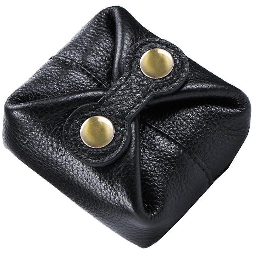 Practical Black Coin Purse for Storage 4Pcs Lovely Supple Bag