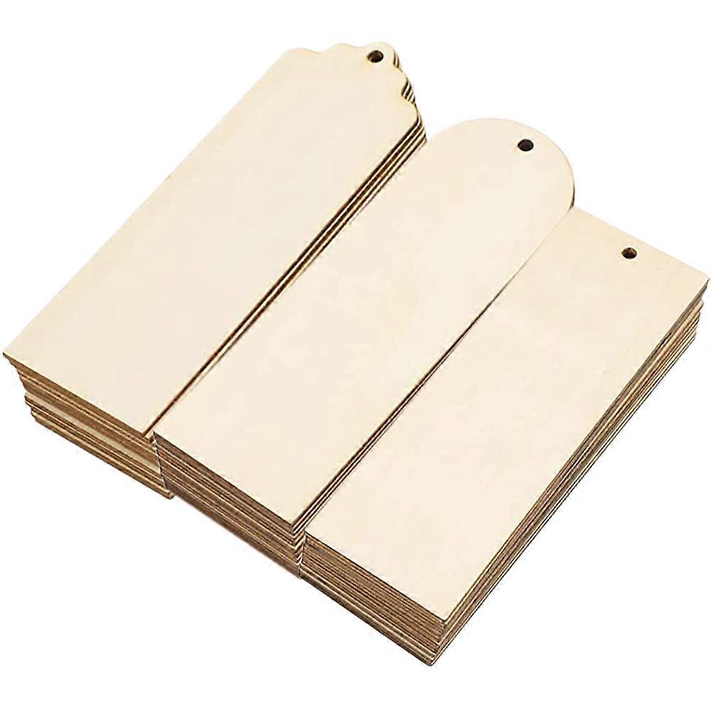DIY Wooden Bookmarks for Reading Markers 2Sets Unfinished Wood