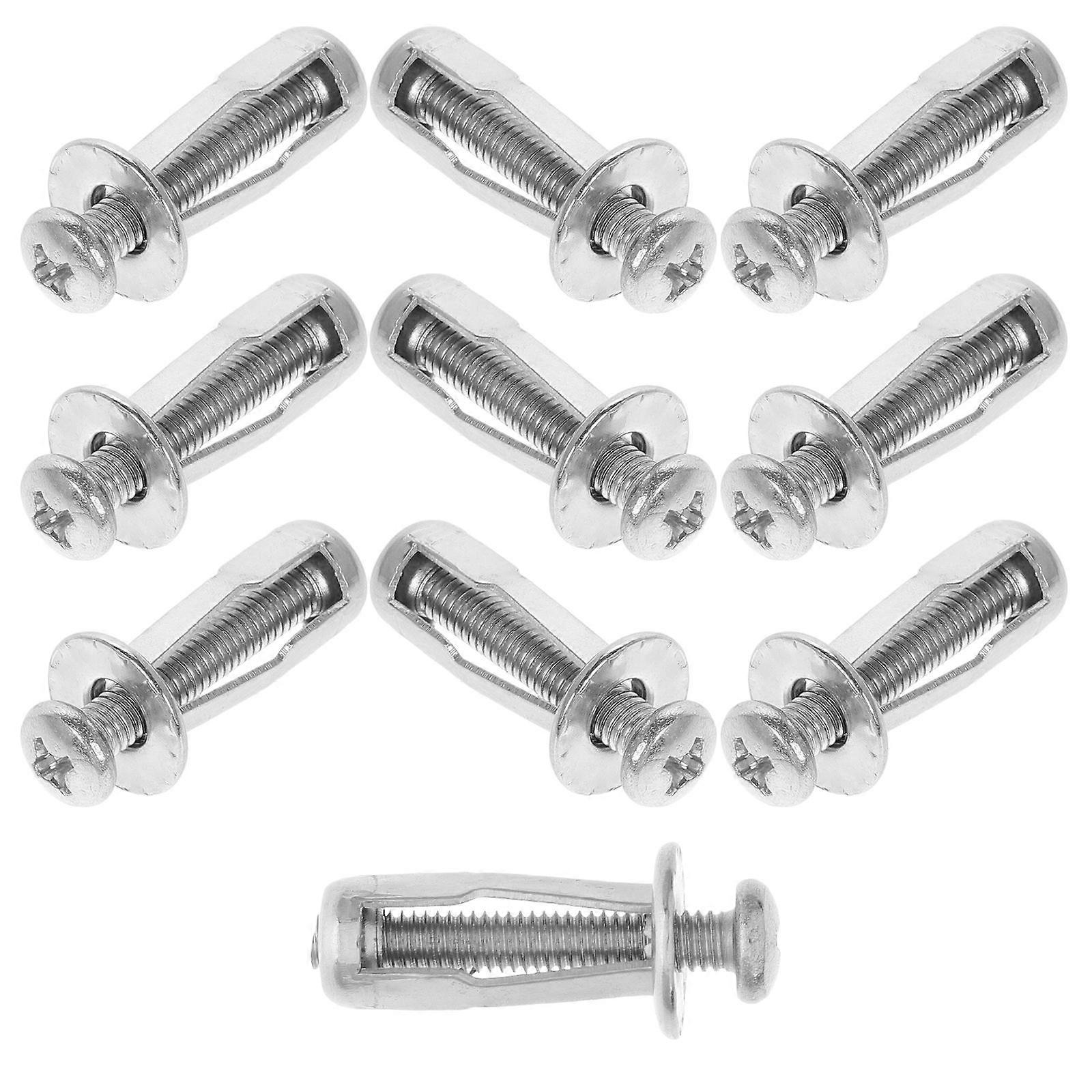 Expansion Screw 50 Pcs Petal Shape Fasteners For Securing Hollow Doors And RV Walls In Stylish Silver Design