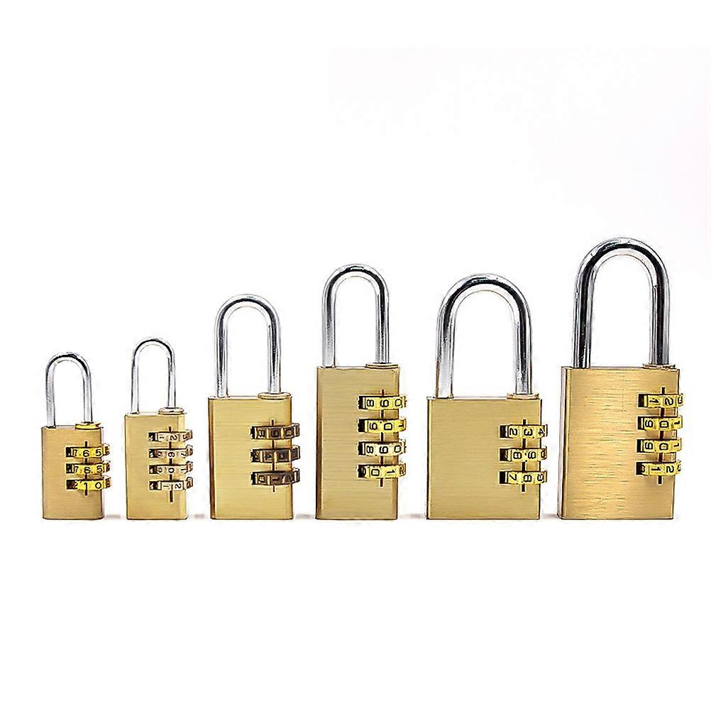 4 Dial Number Lock Copper Password Lock 1Pcs for Luggage Security Use