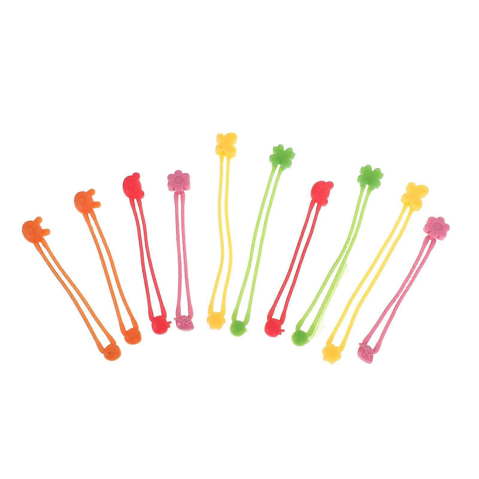 Elastic Silicone Bands Multipurpose Tie Up Band for Kitchen 30Pcs