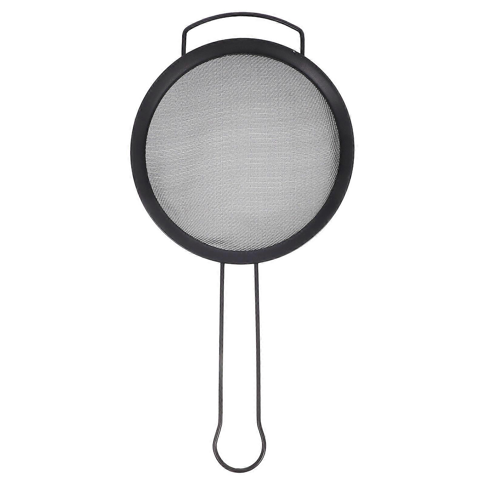Black Stainless Steel Kitchen Strainer for Home 2Pcs Gadget