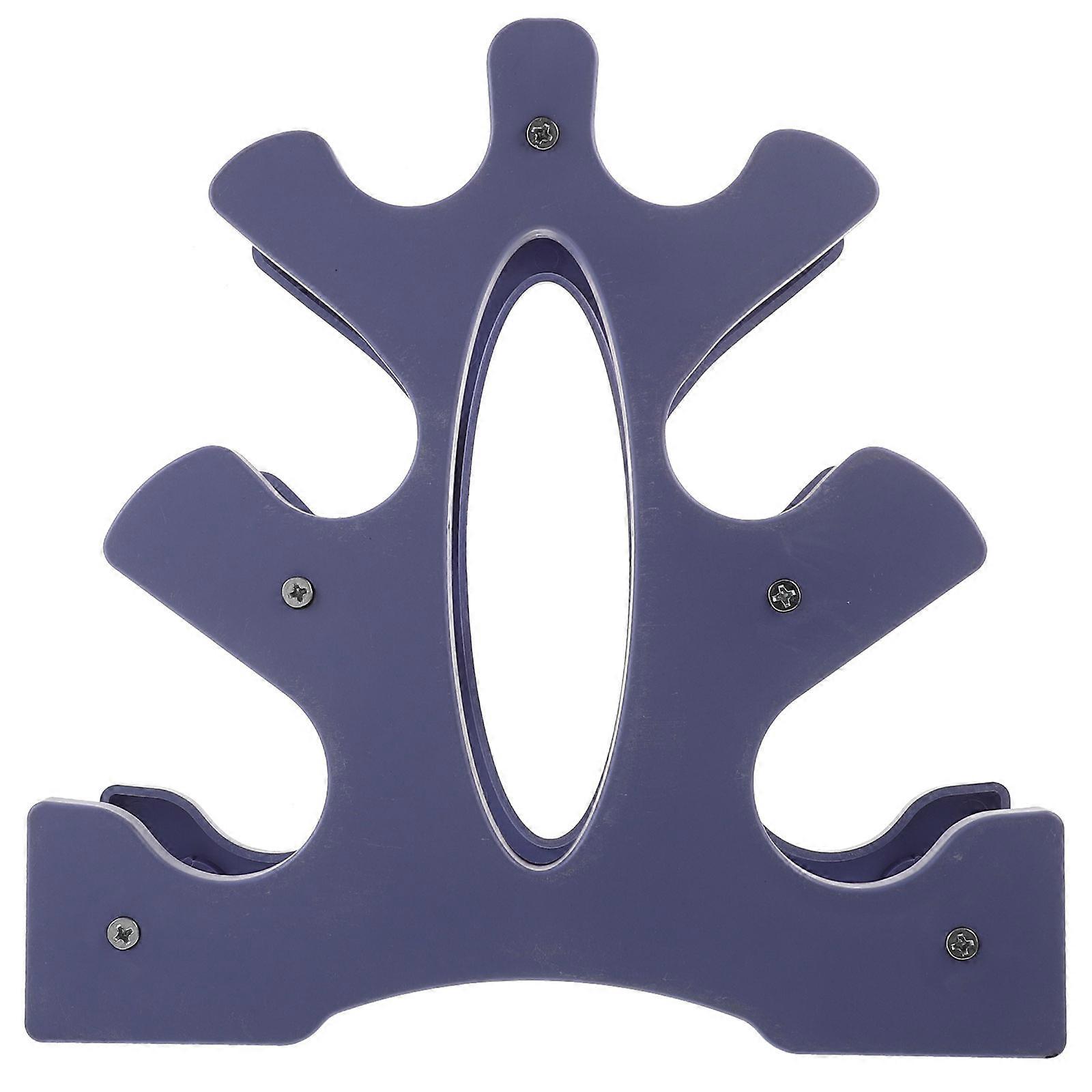 Storage Holder ABS Dumbbell Rack for Storage Use 2Pcs Compact Dumbbell Rack