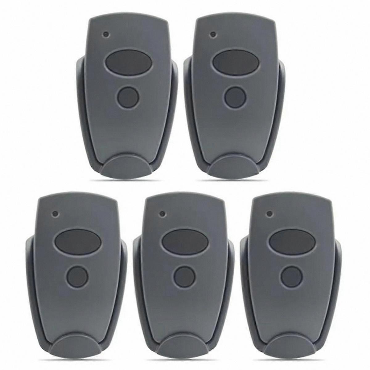 5-Pack 868.3 MHz Wireless Garage Door Remote Controls Compatible with Multi-Frequency Systems
