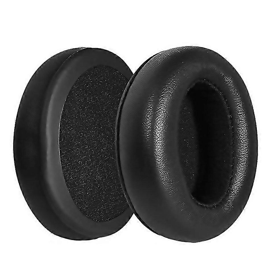 For Sennheiser Momentum 2pcs Soft Comfortable Headset Sponge Cover Color Lambskin Black