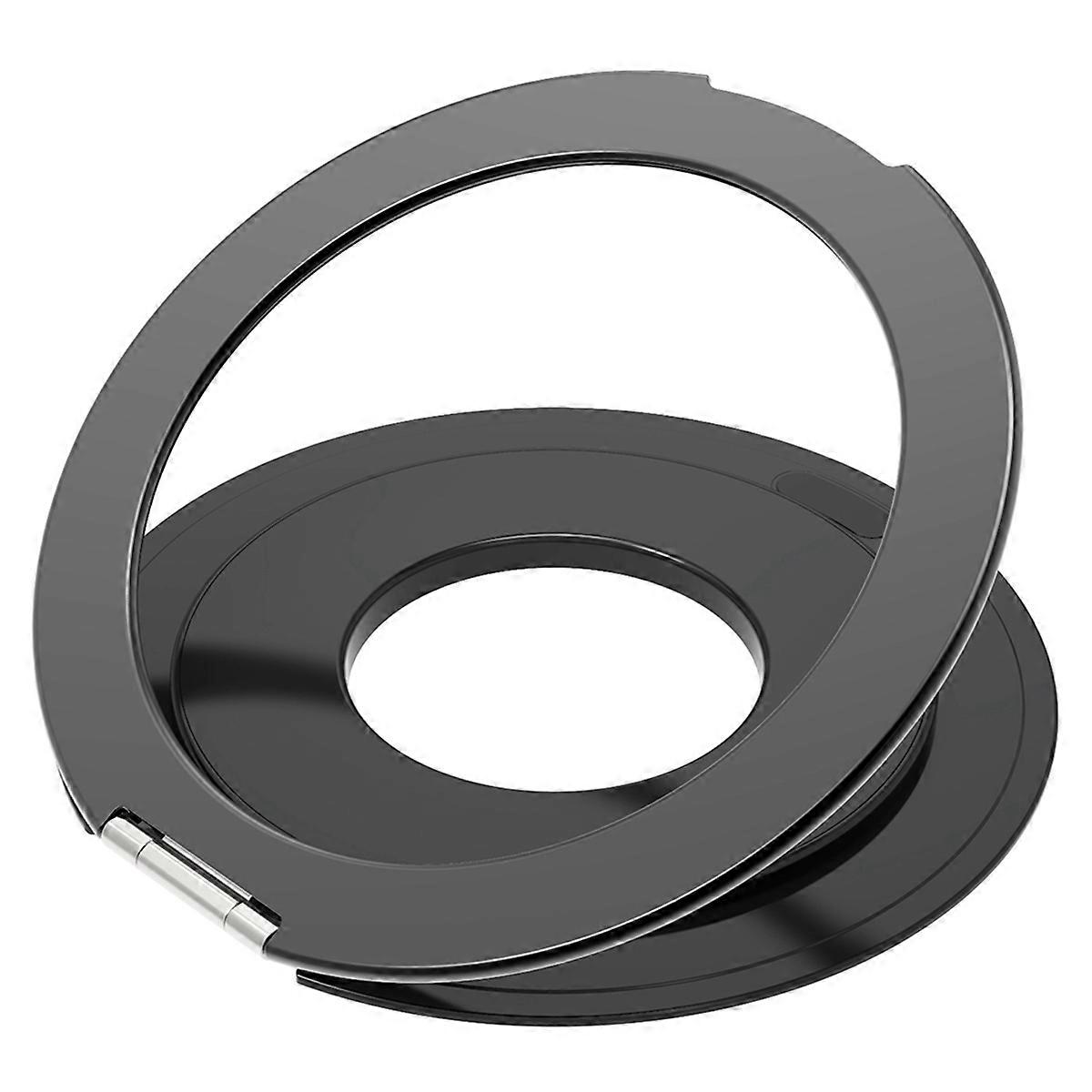 Self-Adhesive Magnetic Tablet Stands Rotatable Holder Black