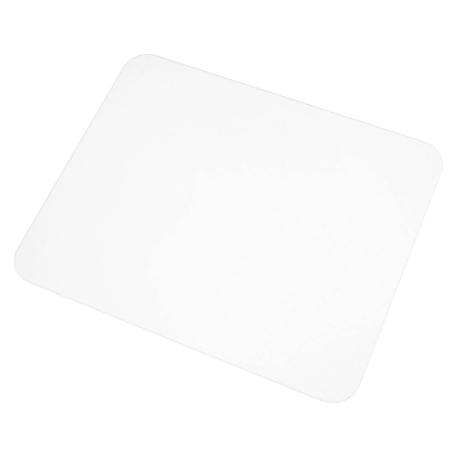 Transparent Glass Mouse Pad for Office Use with 2Pcs Smooth Mat