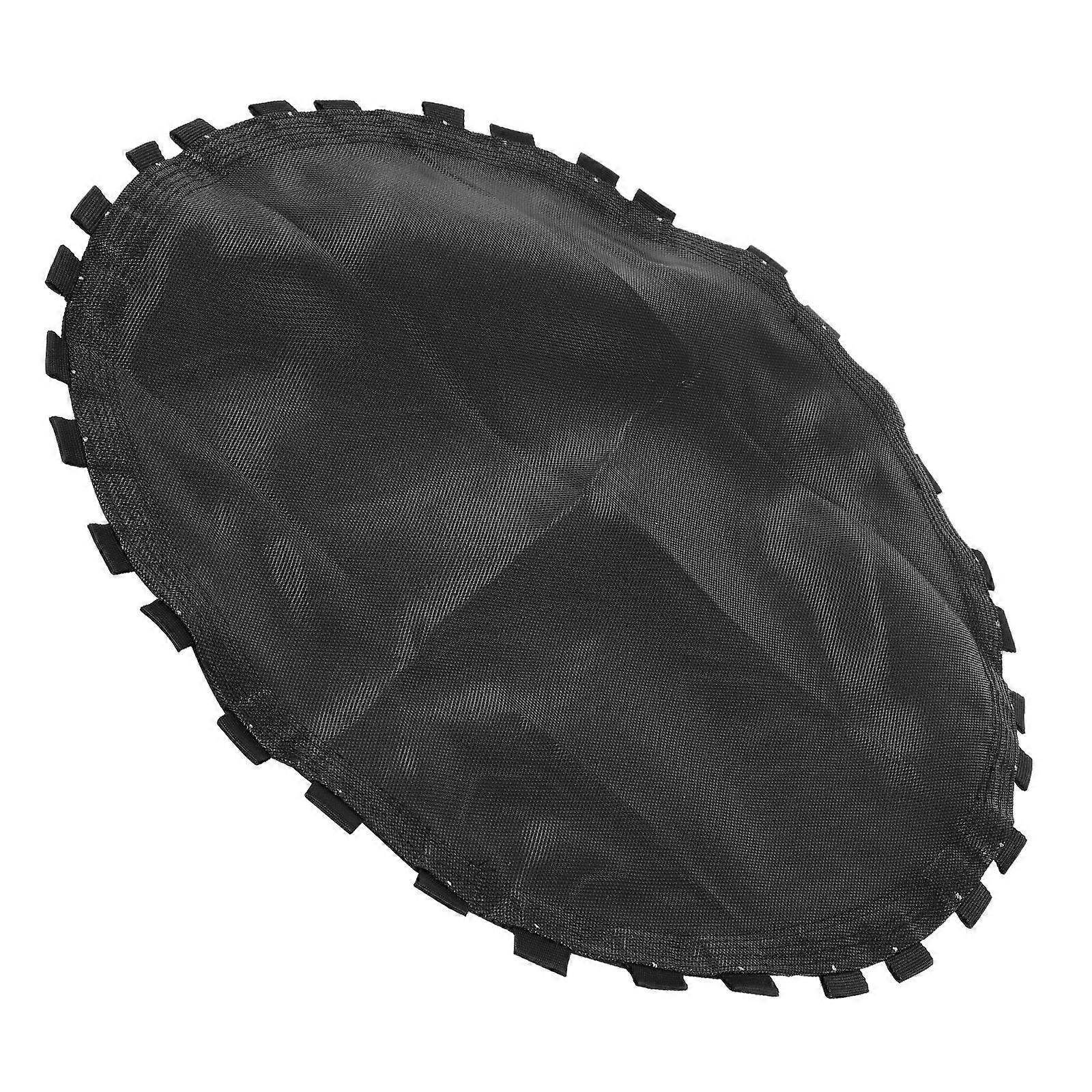 Trampoline Replacement Parts Elastic Round Net Cloth Jumping Mat For Outdoor Use 75X75X0.2CM Black Color 1Pack